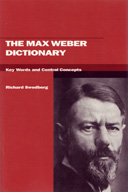 The Max Weber Dictionary (cover)